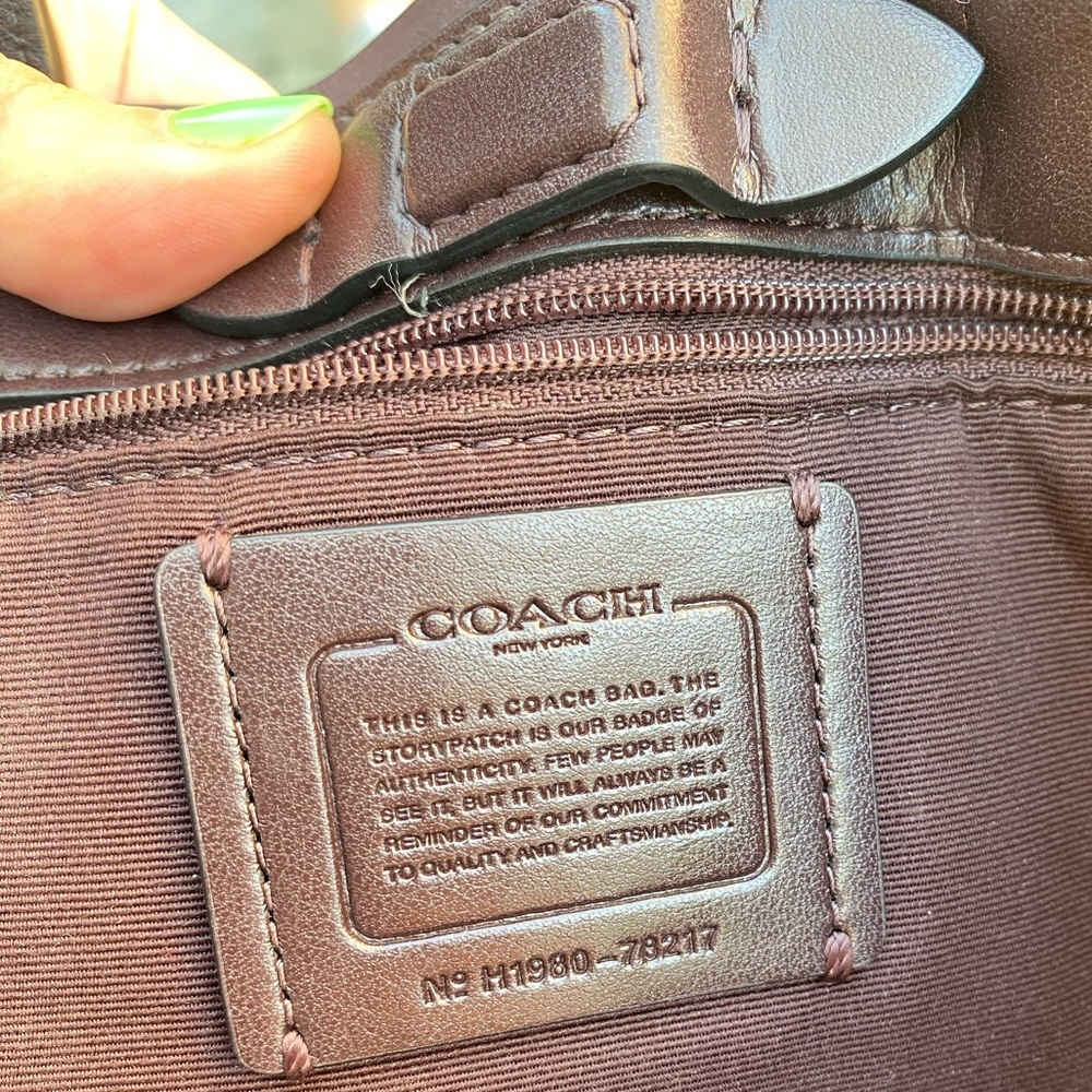 Coach Vintage 1980s Leather Shopper Tote Excellent Condition - Picture 5 of 15